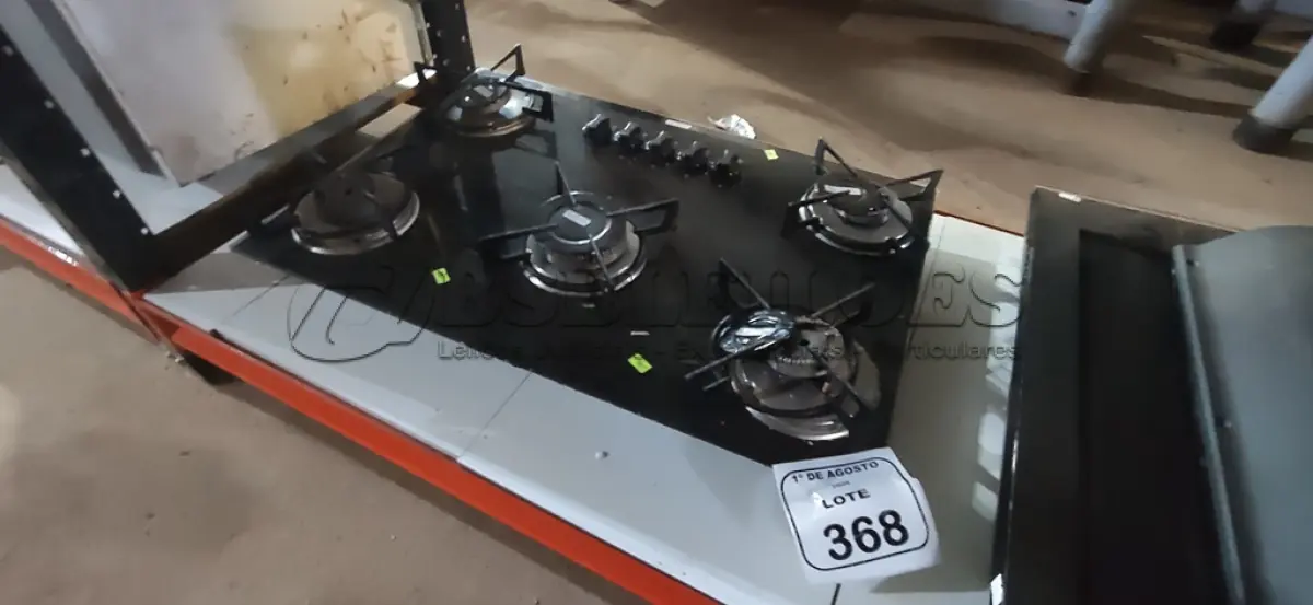 LOTE 368 - 01 FOGÃO COKTOP 05 BOCAS MARCA FISCHER. (NO ESTADO) ATENÇÃO! FAZER A VISITAÇÃO ANTES DE ARREMATAR, NÃO SABEMOS SE FUNCIONA, LEILÃO NÃO TEM GARANTIA E NEM DEVOLUÇÃO, SUJEITO A POSSÍVEIS AVARIAS VISÍVEIS/OCULTAS E/OU AUSÊNCIA DE COMPONENTES.