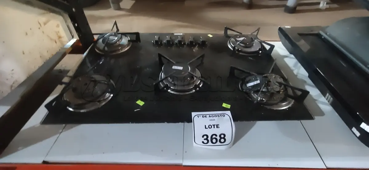 LOTE 368 - 01 FOGÃO COKTOP 05 BOCAS MARCA FISCHER. (NO ESTADO) ATENÇÃO! FAZER A VISITAÇÃO ANTES DE ARREMATAR, NÃO SABEMOS SE FUNCIONA, LEILÃO NÃO TEM GARANTIA E NEM DEVOLUÇÃO, SUJEITO A POSSÍVEIS AVARIAS VISÍVEIS/OCULTAS E/OU AUSÊNCIA DE COMPONENTES.