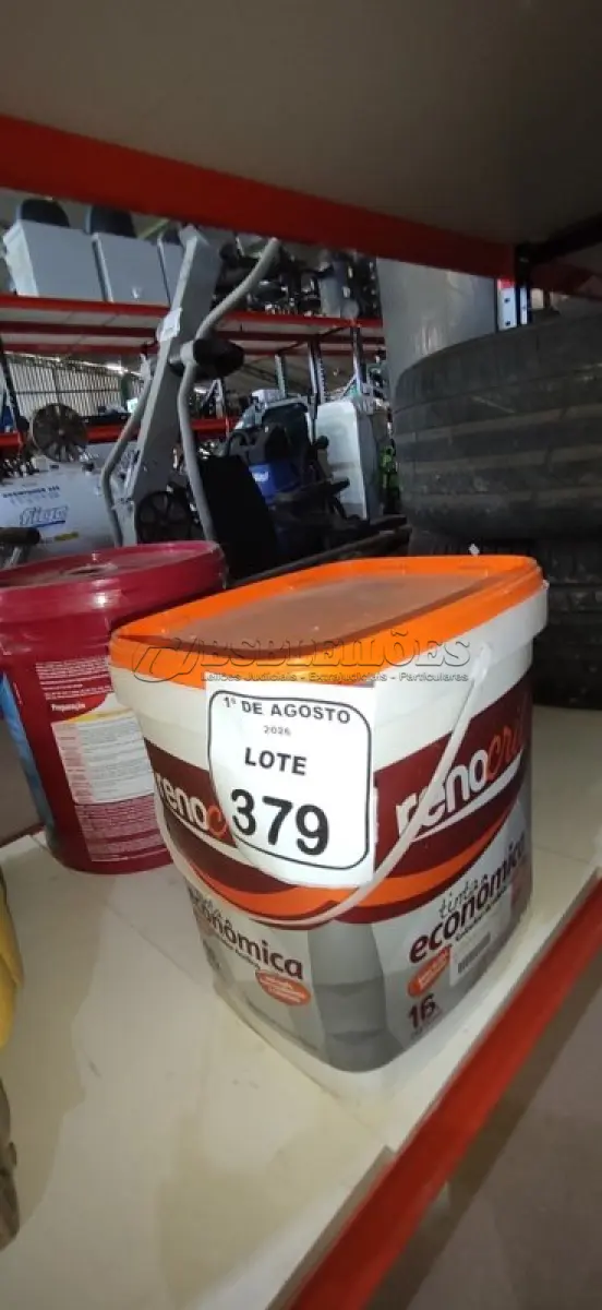 LOTE 379 - 01 BALDE DE SELADOR ACRÍLICO DE 16L MARCA RENOCRIL. (NO ESTADO) ATENÇÃO! FAZER A VISITAÇÃO ANTES DE ARREMATAR, NÃO SABEMOS SE FUNCIONA, LEILÃO NÃO TEM GARANTIA E NEM DEVOLUÇÃO, SUJEITO A POSSÍVEIS AVARIAS VISÍVEIS/OCULTAS E/OU AUSÊNCIA DE COMPONENTES.