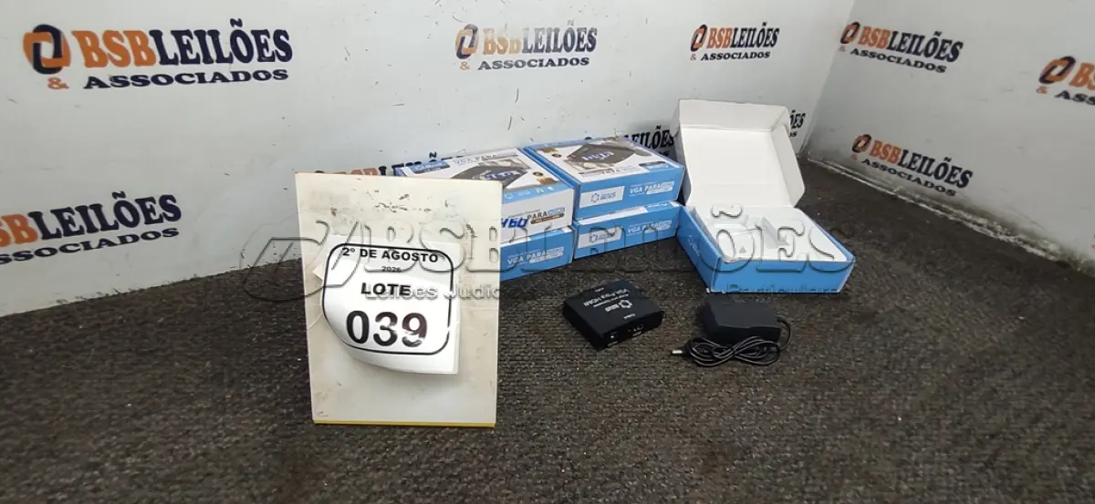 LOTE 039 - 05 ADAPTADORES CONVERSOR VGA PARA HDMI MARCA LOTUS. (NO ESTADO) ATENÇÃO! FAZER A VISITAÇÃO ANTES DE ARREMATAR, NÃO SABEMOS SE FUNCIONA, LEILÃO NÃO TEM GARANTIA E NEM DEVOLUÇÃO, SUJEITO A POSSÍVEIS AVARIAS VISÍVEIS/OCULTAS E/OU AUSÊNCIA DE COMPONENTES.