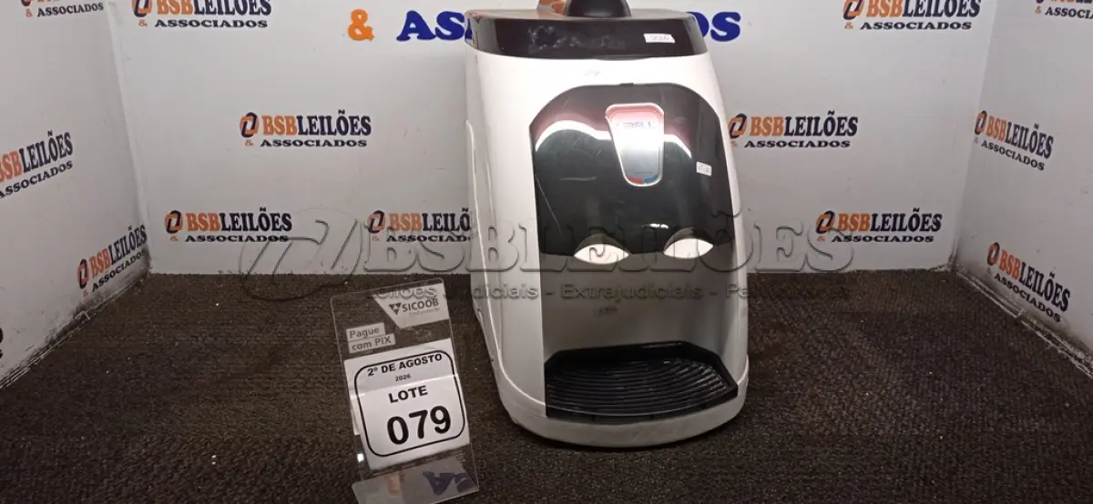 LOTE 079 - 01 PURIFICADOR DE ÁGUA MARCA LIBELL. (NO ESTADO) ATENÇÃO! FAZER A VISITAÇÃO ANTES DE ARREMATAR, NÃO SABEMOS SE FUNCIONA, LEILÃO NÃO TEM GARANTIA E NEM DEVOLUÇÃO, SUJEITO A POSSÍVEIS AVARIAS VISÍVEIS/OCULTAS E/OU AUSÊNCIA DE COMPONENTES.
