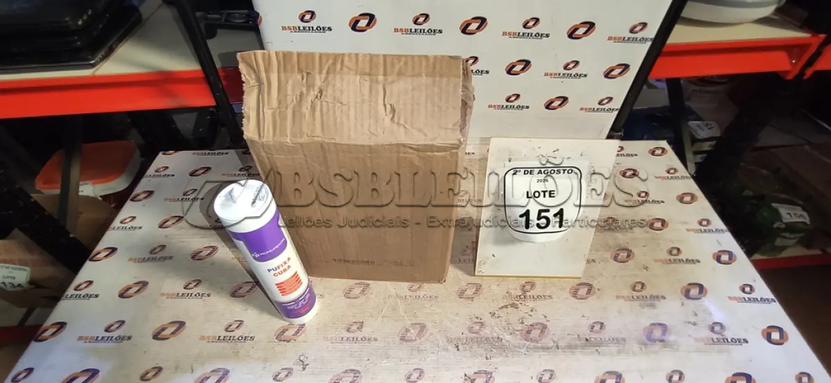 LOTE 151 - 12 UNIDADES DE SELANTE PU FIXA CUBA 400G MARCA MONUMENTAL. (NO ESTADO) ATENÇÃO! FAZER A VISITAÇÃO ANTES DE ARREMATAR, NÃO SABEMOS SE FUNCIONA, LEILÃO NÃO TEM GARANTIA E NEM DEVOLUÇÃO, SUJEITO A POSSÍVEIS AVARIAS VISÍVEIS/OCULTAS E/OU AUSÊNCIA DE COMPONENTES.