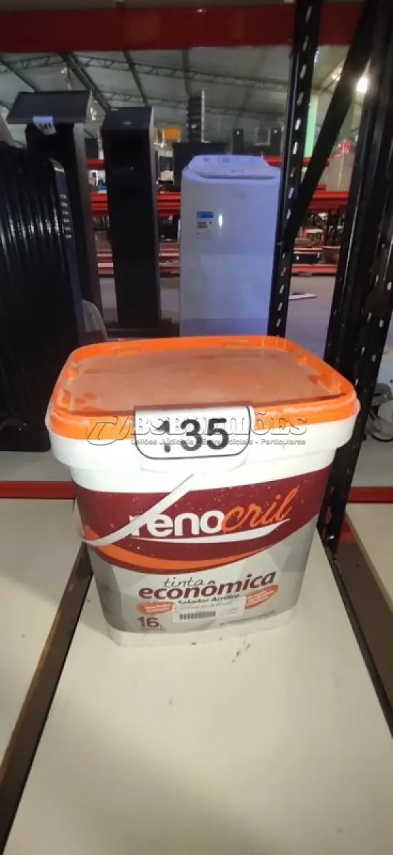 LOTE 135 - 01 BALDE DE SELADOR 16L MARCA RENOCRIL. (NO ESTADO) ATENÇÃO! FAZER A VISITAÇÃO ANTES DE ARREMATAR, NÃO SABEMOS SE FUNCIONA, LEILÃO NÃO TEM GARANTIA E NEM DEVOLUÇÃO, SUJEITO A POSSÍVEIS AVARIAS VISÍVEIS/OCULTAS E/OU AUSÊNCIA DE COMPONENTES.