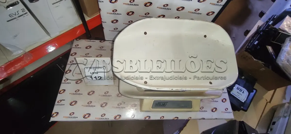 LOTE 112 - 02 BALANÇAS PEDIÁTRICAS. (NO ESTADO) ATENÇÃO! FAZER A VISITAÇÃO ANTES DE ARREMATAR, NÃO SABEMOS SE FUNCIONA, LEILÃO NÃO TEM GARANTIA E NEM DEVOLUÇÃO, SUJEITO A POSSÍVEIS AVARIAS VISÍVEIS/OCULTAS E/OU AUSÊNCIA DE COMPONENTES.