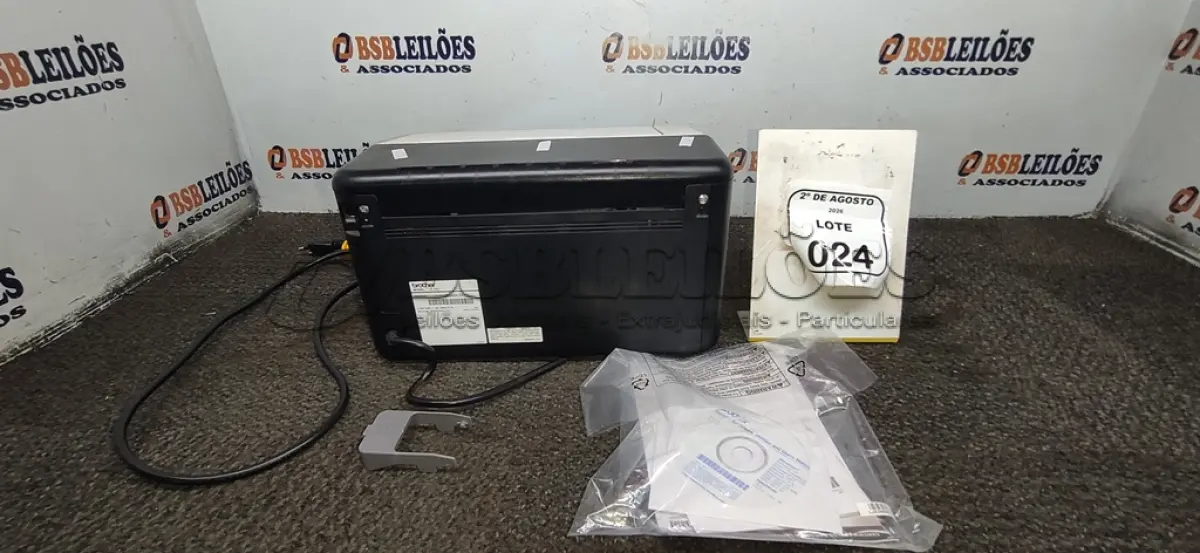 LOTE 024 - 01 IMPRESSORA LASER MONOCROMÁTICA MODELO HL1202 MARCA BROTHER. (NO ESTADO) ATENÇÃO! FAZER A VISITAÇÃO ANTES DE ARREMATAR, NÃO SABEMOS SE FUNCIONA, LEILÃO NÃO TEM GARANTIA E NEM DEVOLUÇÃO, SUJEITO A POSSÍVEIS AVARIAS VISÍVEIS/OCULTAS E/OU AUSÊNCIA DE COMPONENTES.