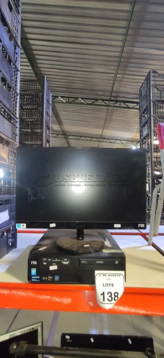 LOTE 138 - 01 MONITOR MARCA AOC E 01 CPU MARCA SAMSUNG. (NO ESTADO) ATENÇÃO! FAZER A VISITAÇÃO ANTES DE ARREMATAR, NÃO SABEMOS SE FUNCIONA, LEILÃO NÃO TEM GARANTIA E NEM DEVOLUÇÃO, SUJEITO A POSSÍVEIS AVARIAS VISÍVEIS/OCULTAS E/OU AUSÊNCIA DE COMPONENTES.