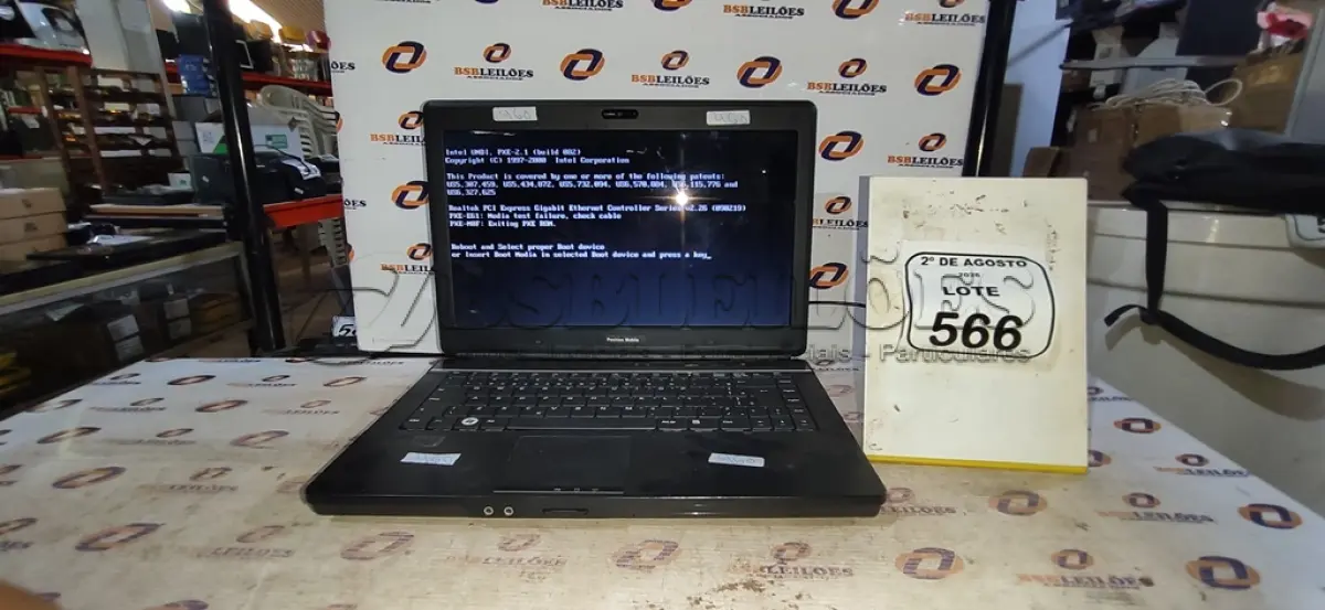 LOTE 566 - 01 NOTEBOOK MARCA POSITIVO SEM FONTE. (NO ESTADO) ATENÇÃO! FAZER A VISITAÇÃO ANTES DE ARREMATAR, NÃO SABEMOS SE FUNCIONA, LEILÃO NÃO TEM GARANTIA E NEM DEVOLUÇÃO, SUJEITO A POSSÍVEIS AVARIAS VISÍVEIS/OCULTAS E/OU AUSÊNCIA DE COMPONENTES.