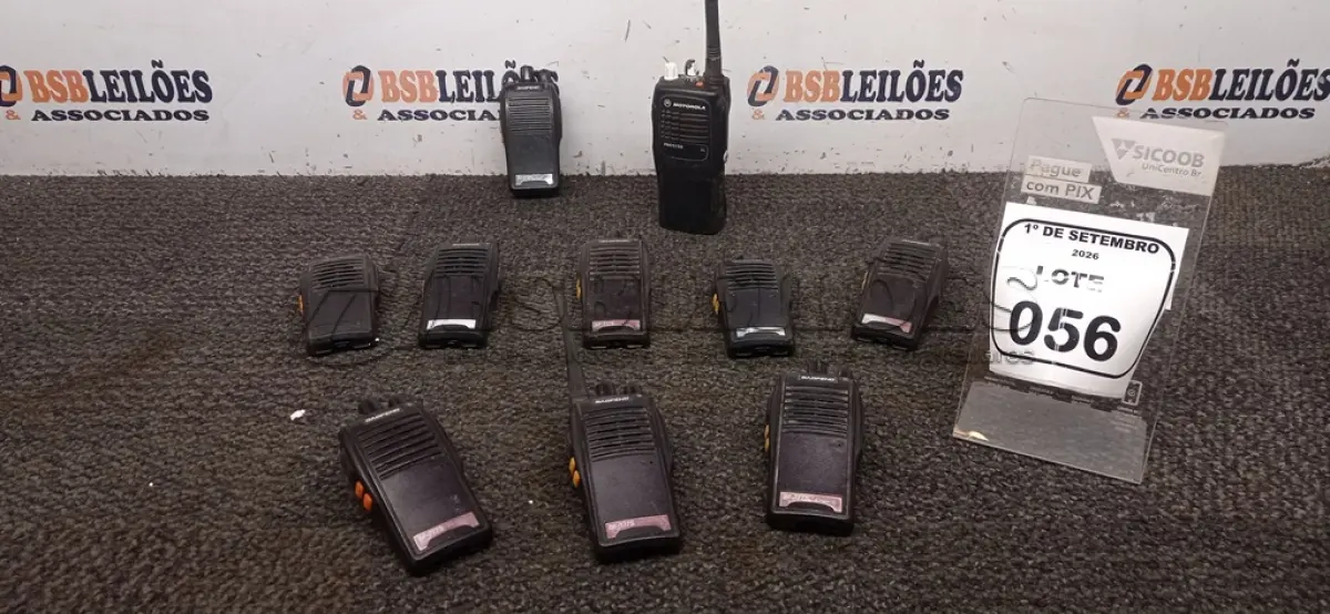 01 LOTE COM VÁRIOS RÁDIOS COMUNICADORES