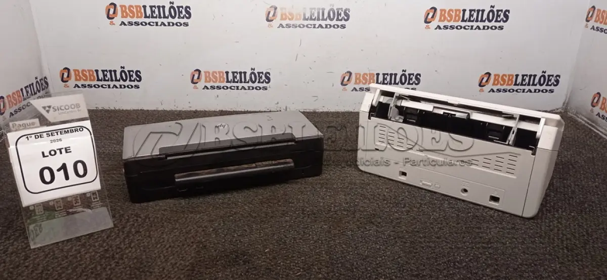 LOTE 010 - 01 SCANER MARCA AVISION E 01 IMPRESSORA DE MESA MARCA HP. (NO ESTADO) ATENÇÃO! FAZER A VISITAÇÃO ANTES DE ARREMATAR, NÃO SABEMOS SE FUNCIONA, LEILÃO NÃO TEM GARANTIA E NEM DEVOLUÇÃO, SUJEITO A POSSÍVEIS AVARIAS VISÍVEIS/OCULTAS E/OU AUSÊNCIA DE COMPONENTES.