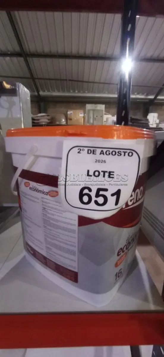 LOTE 651 - 01 BALDE DE SELADOR 16L MARCA RENOCRIL. (NO ESTADO) ATENÇÃO! FAZER A VISITAÇÃO ANTES DE ARREMATAR, NÃO SABEMOS SE FUNCIONA, LEILÃO NÃO TEM GARANTIA E NEM DEVOLUÇÃO, SUJEITO A POSSÍVEIS AVARIAS VISÍVEIS/OCULTAS E/OU AUSÊNCIA DE COMPONENTES.