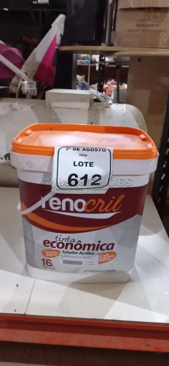 LOTE 612 - 01 BALDE DE SELADOR 16L MARCA RENOCRIL. (NO ESTADO) ATENÇÃO! FAZER A VISITAÇÃO ANTES DE ARREMATAR, NÃO SABEMOS SE FUNCIONA, LEILÃO NÃO TEM GARANTIA E NEM DEVOLUÇÃO, SUJEITO A POSSÍVEIS AVARIAS VISÍVEIS/OCULTAS E/OU AUSÊNCIA DE COMPONENTES.