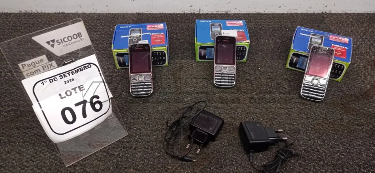 03 CELULARES MODELO C2-01 MARCA NOKIA