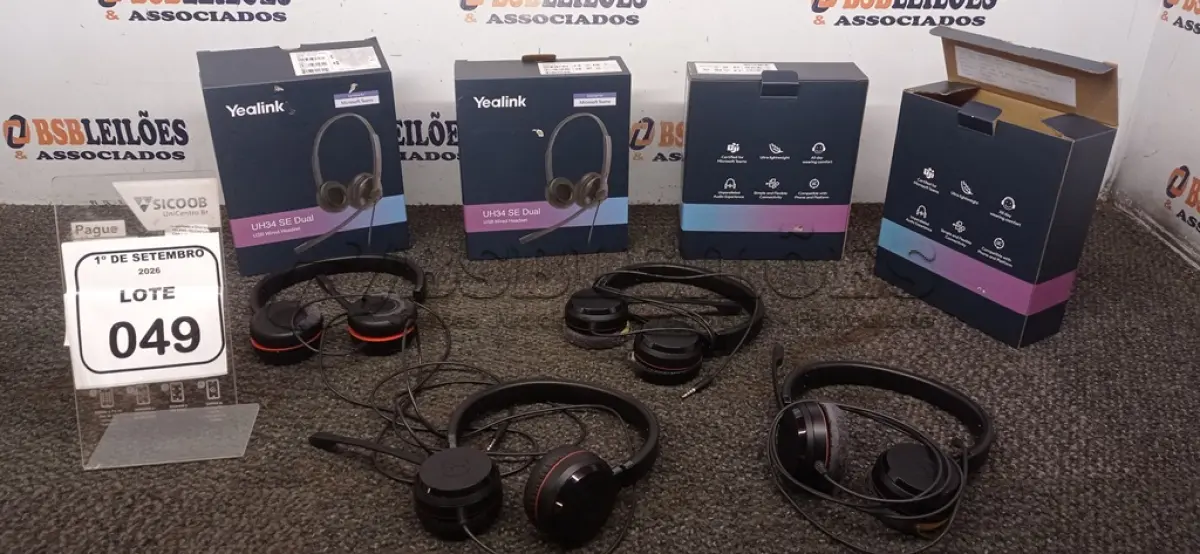 04 HEADSETS MARCA YEALINK