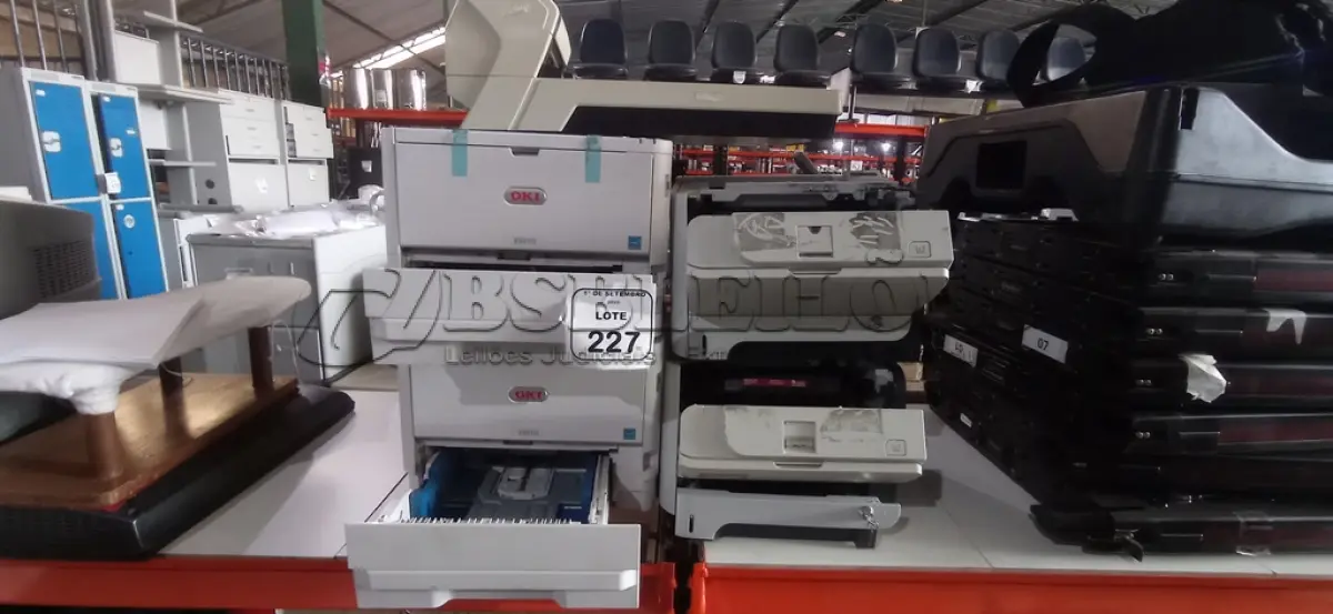 01 SCANNER E 04 IMPRESSORAS DE MARCAS E MODELOS DIVERSOS