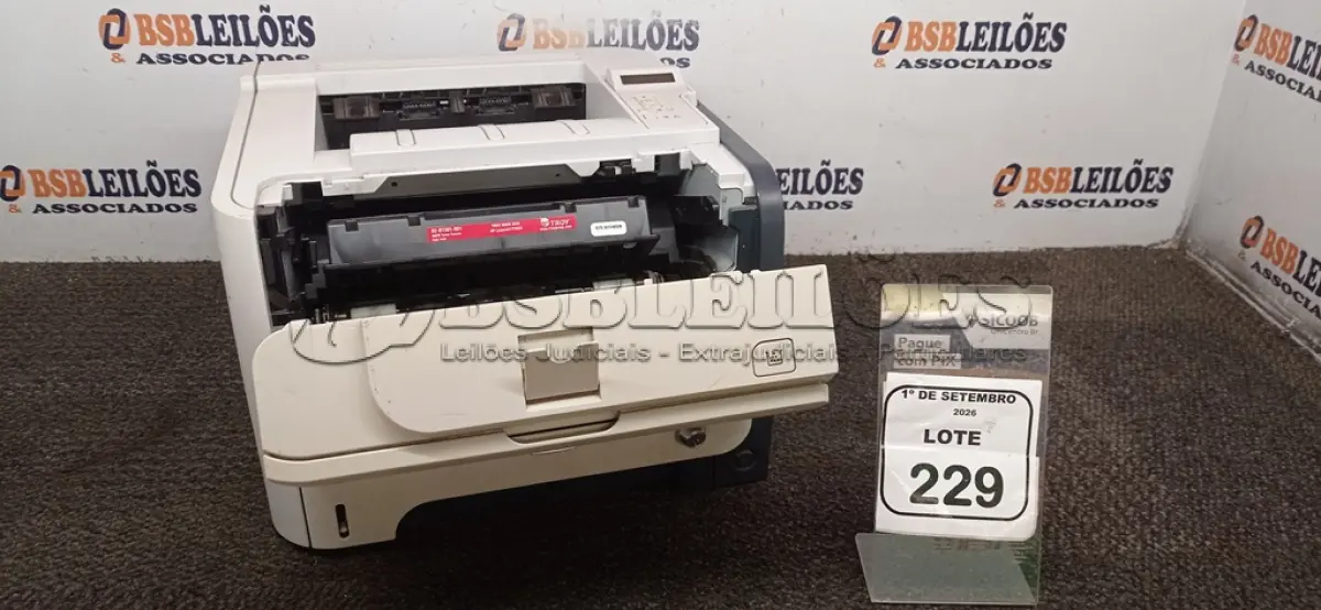01 IMPRESSORA MODELO LASERJET P2055DN MARCA HP