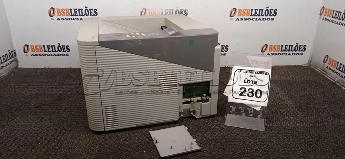LOTE 230 - 01 IMPRESSORA MODELO ML-3750ND MARCA SAMSUNG. (NO ESTADO) ATENÇÃO! FAZER A VISITAÇÃO ANTES DE ARREMATAR, NÃO SABEMOS SE FUNCIONA, LEILÃO NÃO TEM GARANTIA E NEM DEVOLUÇÃO, SUJEITO A POSSÍVEIS AVARIAS VISÍVEIS/OCULTAS E/OU AUSÊNCIA DE COMPONENTES.