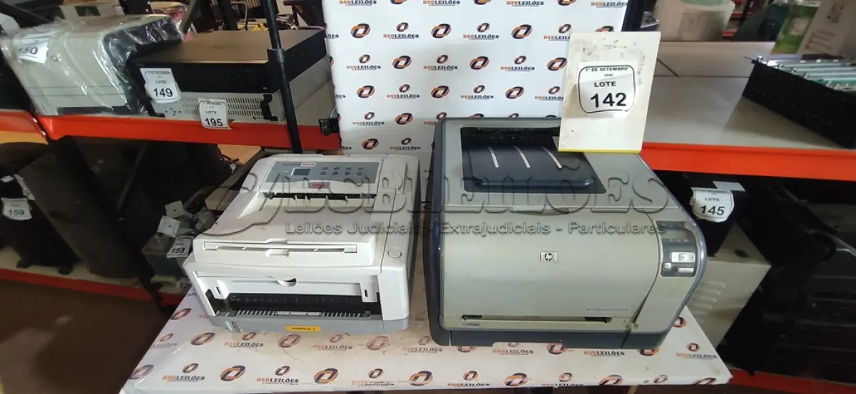 01 IMPRESSORA MODELO LASERJET COLOR CP1515DN MARCA HP E 01 IMPRESSORA MODELO B4600 MARCA OKI