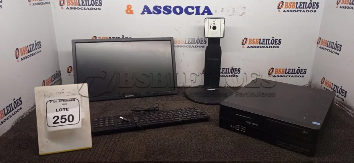 01 MONITOR, 01 TECLADO E 01 CPU MARCA POSITIVO