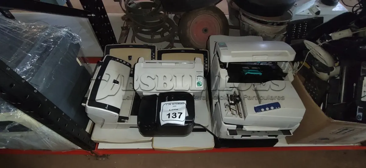 02 IMPRESSORAS TÉRMICAS E 07 SCANNERS DE MARCAS E MODELOS DIVERSOS