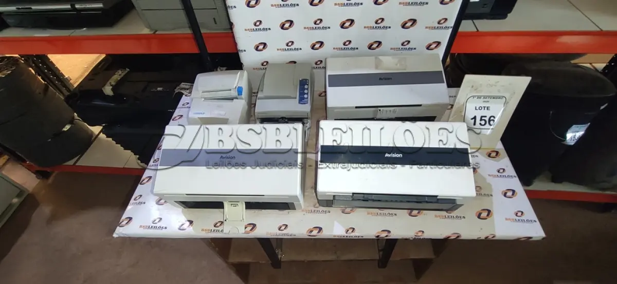 03 SCANNERS E 02 IMPRESSORAS TÉRMICAS