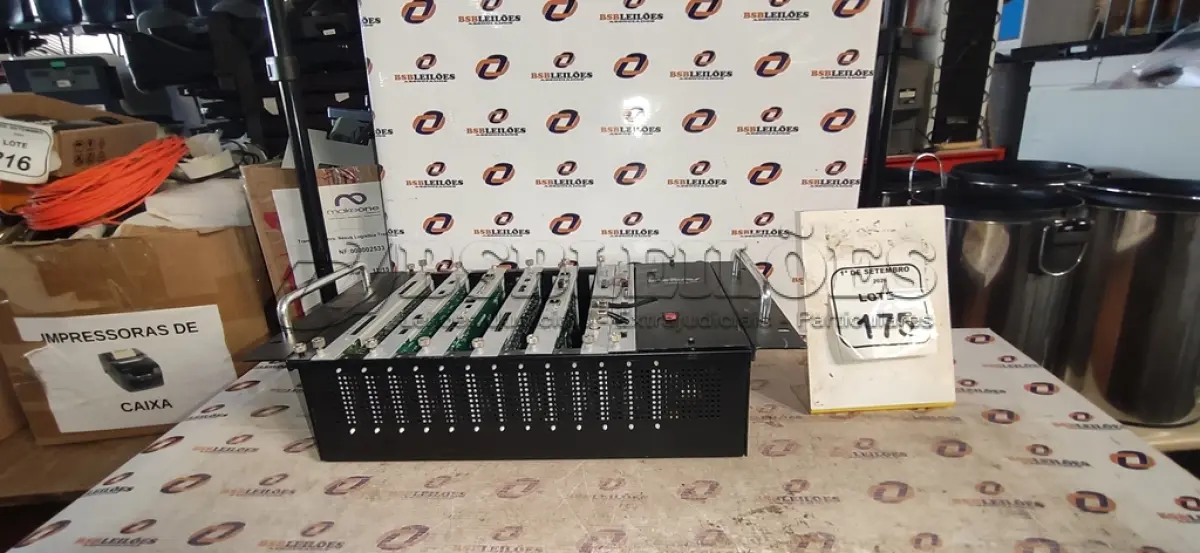 01 CENTRAL TELEFÔNICA MODELO IMPACTA 220R MARCA INTELBRAS