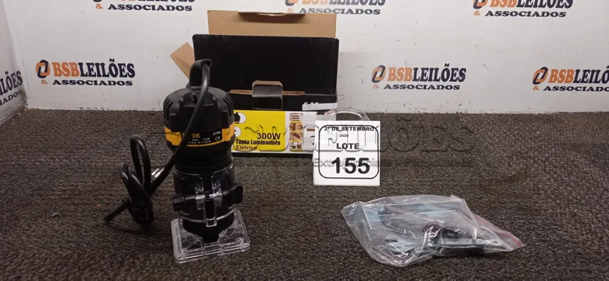 LOTE 155 - 01 TUPIA LAMINADORA 300W 220V MARCA BOMVINK (NOVO). (NO ESTADO) ATENÇÃO! FAZER A VISITAÇÃO ANTES DE ARREMATAR, NÃO SABEMOS SE FUNCIONA, LEILÃO NÃO TEM GARANTIA E NEM DEVOLUÇÃO, SUJEITO A POSSÍVEIS AVARIAS VISÍVEIS/OCULTAS E/OU AUSÊNCIA DE COMPONENTES.