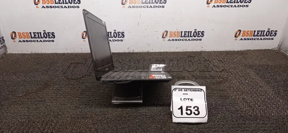 LOTE 153 - 01 CROMEBOOK LINHA CONNECT MEMORIA 2GB, 16GB E.MMC TELA DE 11.6’’ MARCA SAMSUNG SEM FONTE. (NO ESTADO) ATENÇÃO! FAZER A VISITAÇÃO ANTES DE ARREMATAR, NÃO SABEMOS SE FUNCIONA, LEILÃO NÃO TEM GARANTIA E NEM DEVOLUÇÃO, SUJEITO A POSSÍVEIS AVARIAS VISÍVEIS/OCULTAS E/OU AUSÊNCIA DE COMPONENTES.