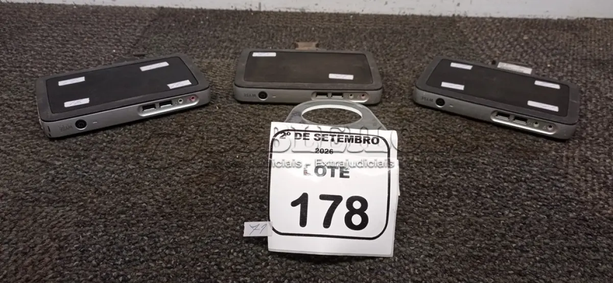 LOTE 178 - 03 MINIS COMPUTADORES TERMINAIS WYSE SEM FONTE. (NO ESTADO) ATENÇÃO! FAZER A VISITAÇÃO ANTES DE ARREMATAR, NÃO SABEMOS SE FUNCIONA, LEILÃO NÃO TEM GARANTIA E NEM DEVOLUÇÃO, SUJEITO A POSSÍVEIS AVARIAS VISÍVEIS/OCULTAS E/OU AUSÊNCIA DE COMPONENTES.