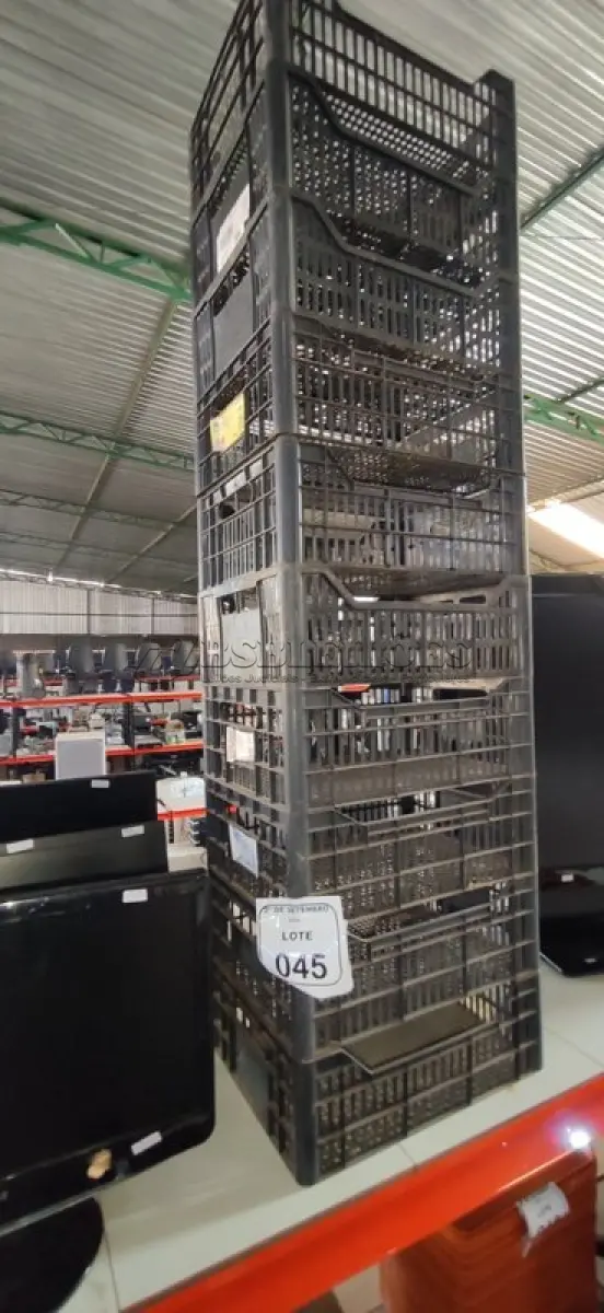 LOTE 045 - 10 CESTAS ORGANIZADORAS. (NO ESTADO) ATENÇÃO! FAZER A VISITAÇÃO ANTES DE ARREMATAR, NÃO SABEMOS SE FUNCIONA, LEILÃO NÃO TEM GARANTIA E NEM DEVOLUÇÃO, SUJEITO A POSSÍVEIS AVARIAS VISÍVEIS/OCULTAS E/OU AUSÊNCIA DE COMPONENTES.