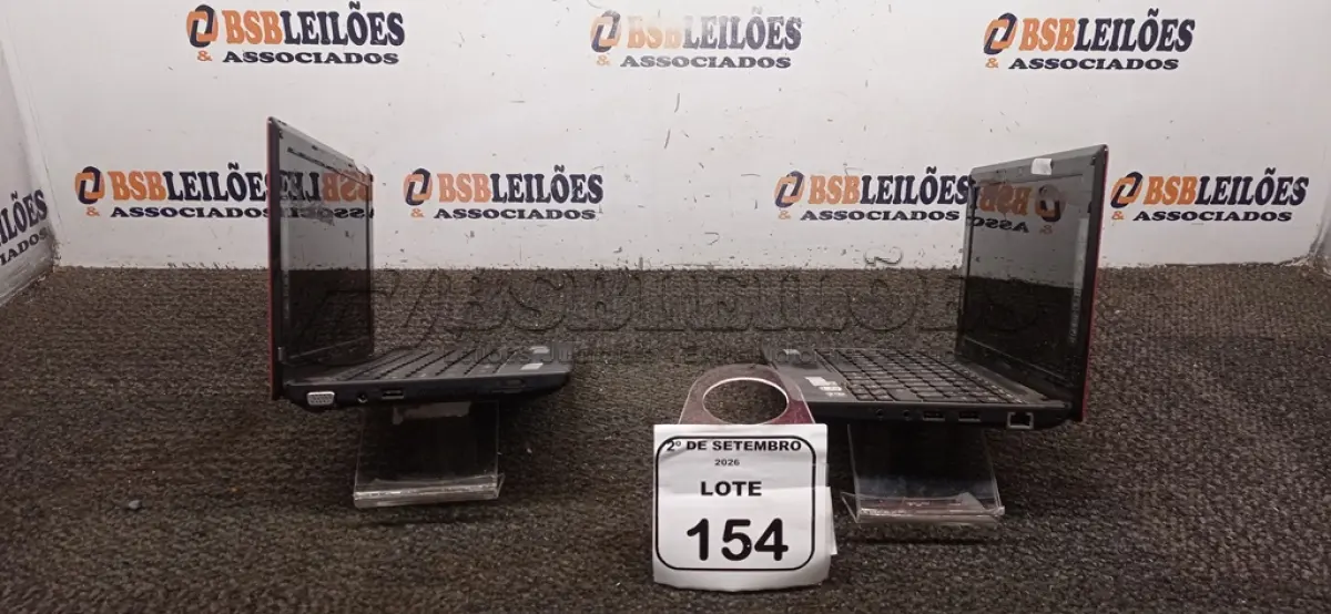 LOTE 154 - 02 NETEBOOKS LENOVO SEM FONTE. (NO ESTADO) ATENÇÃO! FAZER A VISITAÇÃO ANTES DE ARREMATAR, NÃO SABEMOS SE FUNCIONA, LEILÃO NÃO TEM GARANTIA E NEM DEVOLUÇÃO, SUJEITO A POSSÍVEIS AVARIAS VISÍVEIS/OCULTAS E/OU AUSÊNCIA DE COMPONENTES.