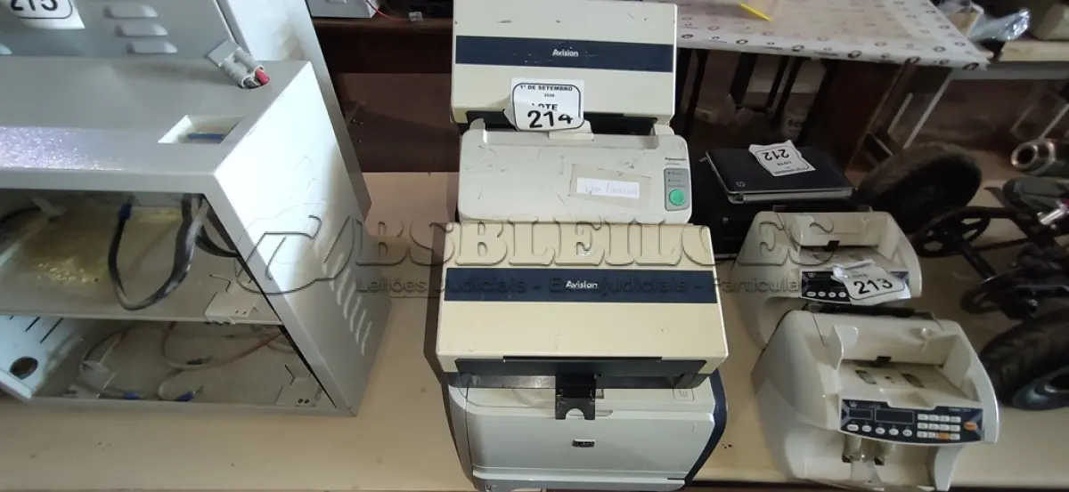 03 IMPRESSORAS E 03 SCANNERS DE MARCAS E MODELOS DIVERSOS