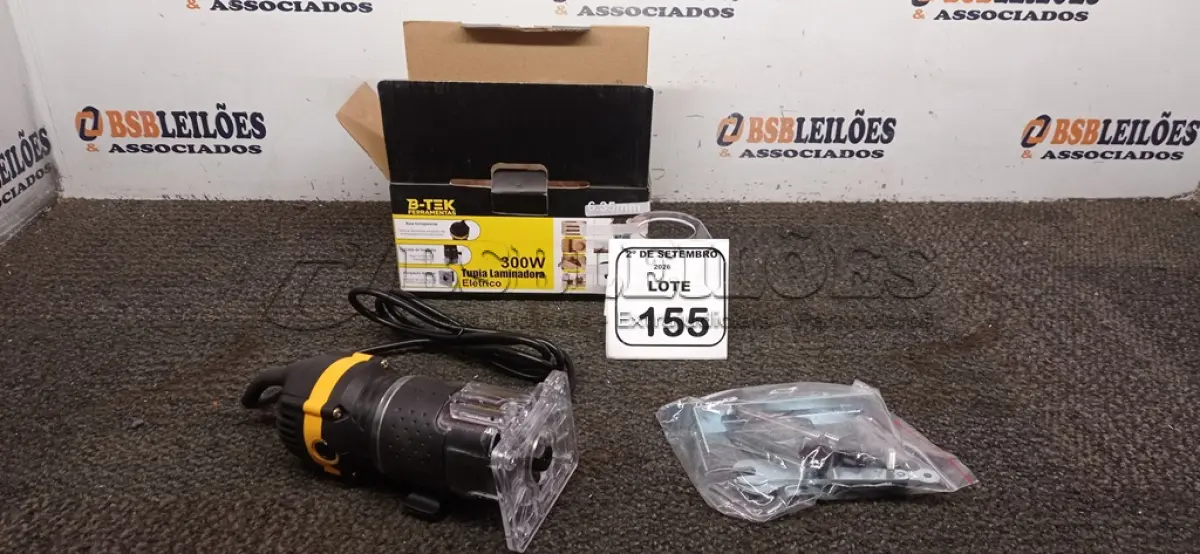 LOTE 155 - 01 TUPIA LAMINADORA 300W 220V MARCA BOMVINK (NOVO). (NO ESTADO) ATENÇÃO! FAZER A VISITAÇÃO ANTES DE ARREMATAR, NÃO SABEMOS SE FUNCIONA, LEILÃO NÃO TEM GARANTIA E NEM DEVOLUÇÃO, SUJEITO A POSSÍVEIS AVARIAS VISÍVEIS/OCULTAS E/OU AUSÊNCIA DE COMPONENTES.