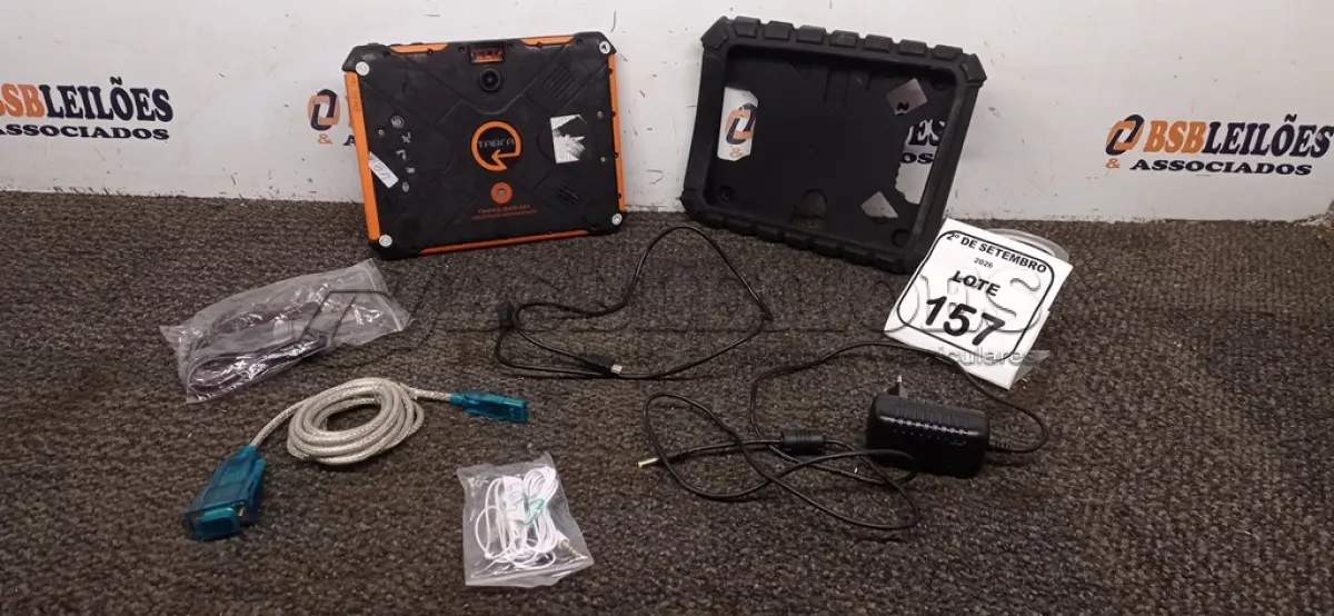 LOTE 157 - 01 TABLET MODELO QAV801 MARCA TABRA. (NO ESTADO) ATENÇÃO! FAZER A VISITAÇÃO ANTES DE ARREMATAR, NÃO SABEMOS SE FUNCIONA, LEILÃO NÃO TEM GARANTIA E NEM DEVOLUÇÃO, SUJEITO A POSSÍVEIS AVARIAS VISÍVEIS/OCULTAS E/OU AUSÊNCIA DE COMPONENTES.