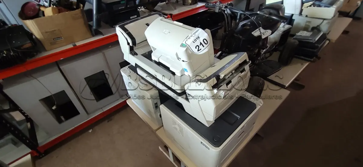 02 IMPRESSORAS E 03 SCANNERS DE MARCAS E MODELOS DIVERSOS