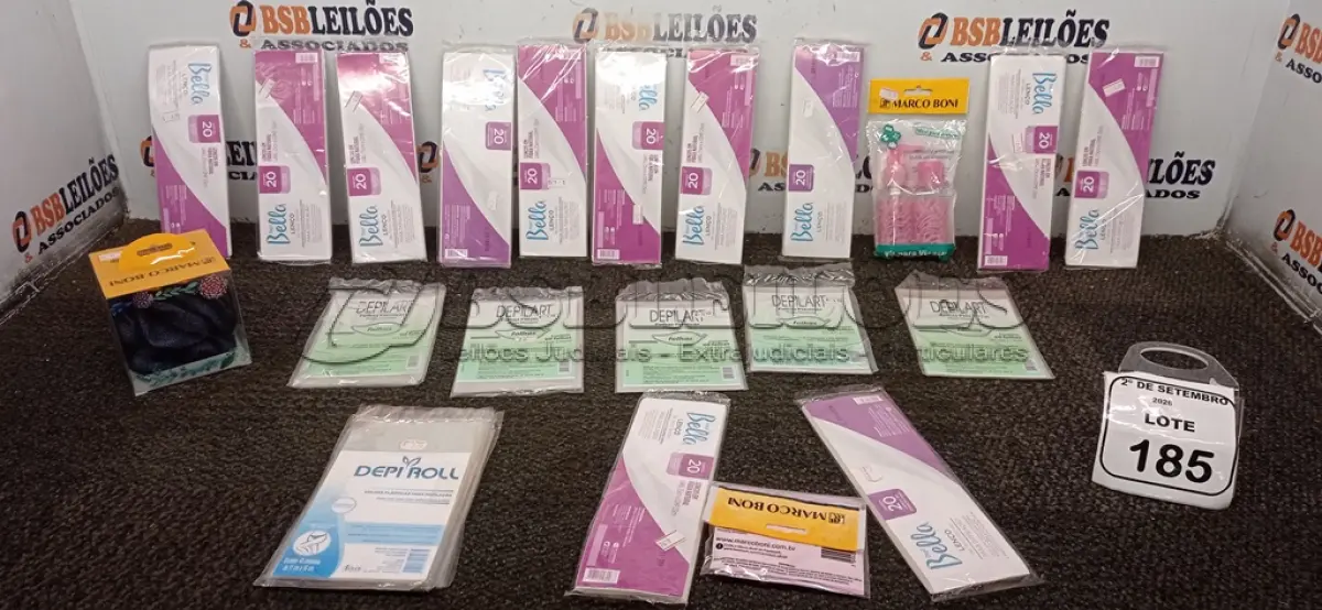 LOTE 185 - 01 LOTE COM UTENSÍLIOS DE HIGIENE E CUIDADOS PESSOAIS DIVERSOS. (NO ESTADO) ATENÇÃO! FAZER A VISITAÇÃO ANTES DE ARREMATAR, NÃO SABEMOS SE FUNCIONA, LEILÃO NÃO TEM GARANTIA E NEM DEVOLUÇÃO, SUJEITO A POSSÍVEIS AVARIAS VISÍVEIS/OCULTAS E/OU AUSÊNCIA DE COMPONENTES.
