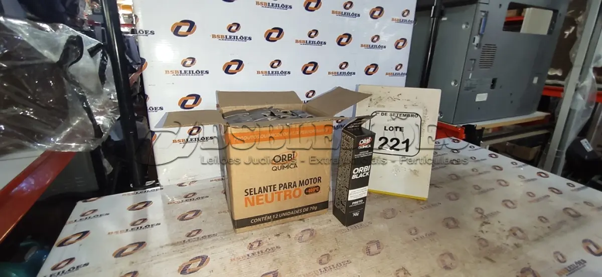 LOTE 221 - 12 BISNAGAS DE ADESIVO SILICONE SELANTE PARA MOTOR NEUTRO DE 70G CADA MARCA ORBI QUÍMICA. (NO ESTADO) ATENÇÃO! FAZER A VISITAÇÃO ANTES DE ARREMATAR, NÃO SABEMOS SE FUNCIONA, LEILÃO NÃO TEM GARANTIA E NEM DEVOLUÇÃO, SUJEITO A POSSÍVEIS AVARIAS VISÍVEIS/OCULTAS E/OU AUSÊNCIA DE COMPONENTES.