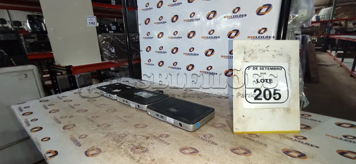 LOTE 205 - 03 MINIS COMPUTADORES TERMINAIS WYSE SEM FONTE. (NO ESTADO) ATENÇÃO! FAZER A VISITAÇÃO ANTES DE ARREMATAR, NÃO SABEMOS SE FUNCIONA, LEILÃO NÃO TEM GARANTIA E NEM DEVOLUÇÃO, SUJEITO A POSSÍVEIS AVARIAS VISÍVEIS/OCULTAS E/OU AUSÊNCIA DE COMPONENTES.