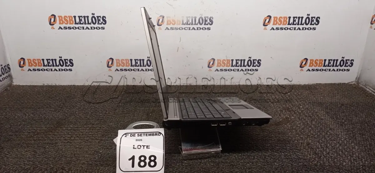 LOTE 188 - 01 NOTEBOOK MODELO ELITEBOOK 6930P MARCA HP SEM FONTE. (NO ESTADO) ATENÇÃO! FAZER A VISITAÇÃO ANTES DE ARREMATAR, NÃO SABEMOS SE FUNCIONA, LEILÃO NÃO TEM GARANTIA E NEM DEVOLUÇÃO, SUJEITO A POSSÍVEIS AVARIAS VISÍVEIS/OCULTAS E/OU AUSÊNCIA DE COMPONENTES.