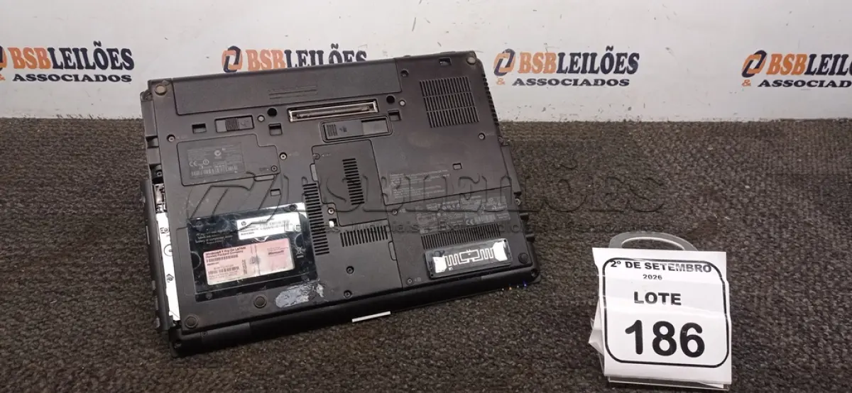 LOTE 186 - 01 NOTEBOOK MODELO ELITEBOOK 6930P MARCA HP SEM FONTE. (NO ESTADO) ATENÇÃO! FAZER A VISITAÇÃO ANTES DE ARREMATAR, NÃO SABEMOS SE FUNCIONA, LEILÃO NÃO TEM GARANTIA E NEM DEVOLUÇÃO, SUJEITO A POSSÍVEIS AVARIAS VISÍVEIS/OCULTAS E/OU AUSÊNCIA DE COMPONENTES.