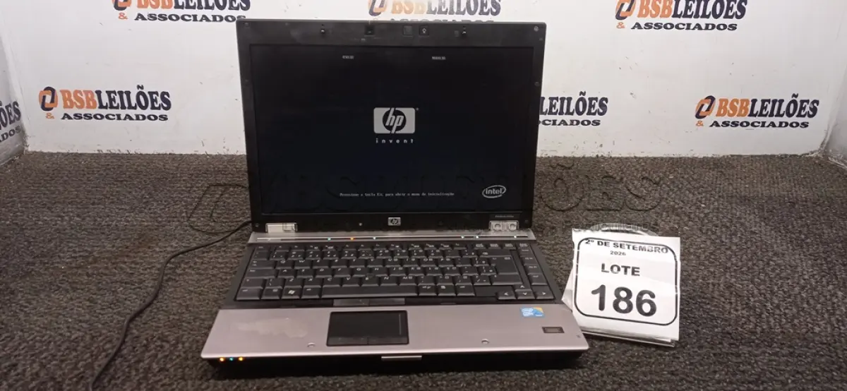 LOTE 186 - 01 NOTEBOOK MODELO ELITEBOOK 6930P MARCA HP SEM FONTE. (NO ESTADO) ATENÇÃO! FAZER A VISITAÇÃO ANTES DE ARREMATAR, NÃO SABEMOS SE FUNCIONA, LEILÃO NÃO TEM GARANTIA E NEM DEVOLUÇÃO, SUJEITO A POSSÍVEIS AVARIAS VISÍVEIS/OCULTAS E/OU AUSÊNCIA DE COMPONENTES.