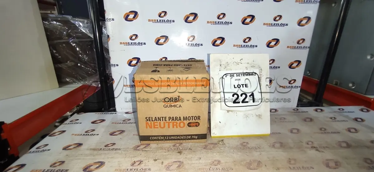 LOTE 221 - 12 BISNAGAS DE ADESIVO SILICONE SELANTE PARA MOTOR NEUTRO DE 70G CADA MARCA ORBI QUÍMICA. (NO ESTADO) ATENÇÃO! FAZER A VISITAÇÃO ANTES DE ARREMATAR, NÃO SABEMOS SE FUNCIONA, LEILÃO NÃO TEM GARANTIA E NEM DEVOLUÇÃO, SUJEITO A POSSÍVEIS AVARIAS VISÍVEIS/OCULTAS E/OU AUSÊNCIA DE COMPONENTES.