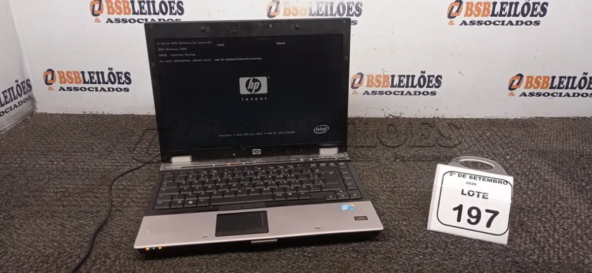 LOTE 197 - 01 NOTEBOOK MODELO ELITEBOOK 6930P MARCA HP SEM FONTE. (NO ESTADO) ATENÇÃO! FAZER A VISITAÇÃO ANTES DE ARREMATAR, NÃO SABEMOS SE FUNCIONA, LEILÃO NÃO TEM GARANTIA E NEM DEVOLUÇÃO, SUJEITO A POSSÍVEIS AVARIAS VISÍVEIS/OCULTAS E/OU AUSÊNCIA DE COMPONENTES.