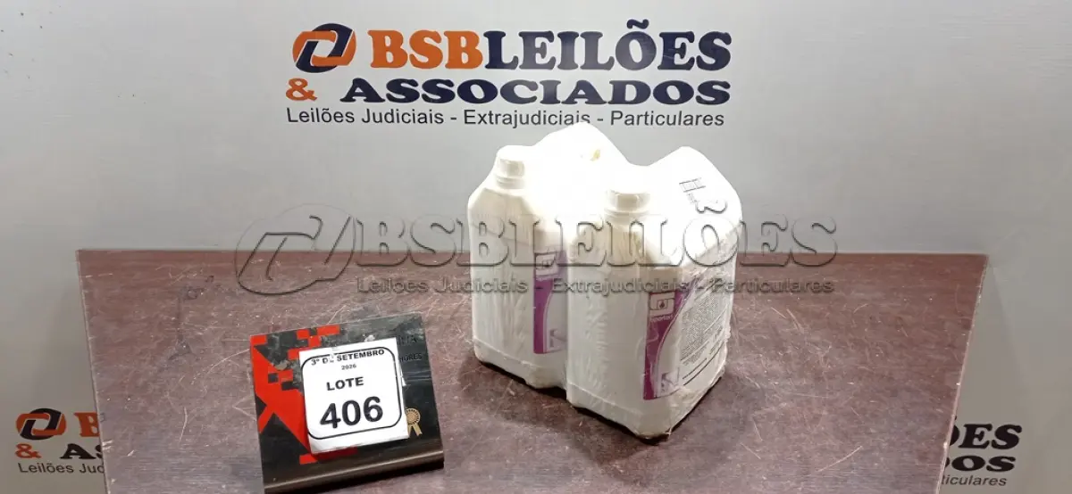 LOTE 406 - 02 GALÕES DE ACABAMENTO RESTAURADOR PARA PISOS DE MADEIRA DE 5L CADA MARCA SPARTAN. (NO ESTADO) ATENÇÃO! FAZER A VISITAÇÃO ANTES DE ARREMATAR, NÃO SABEMOS SE FUNCIONA, LEILÃO NÃO TEM GARANTIA E NEM DEVOLUÇÃO, SUJEITO A POSSÍVEIS AVARIAS VISÍVEIS/OCULTAS E/OU AUSÊNCIA DE COMPONENTES.