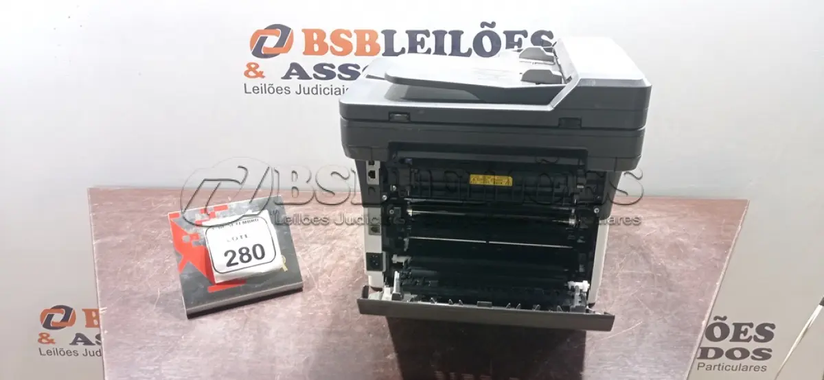 LOTE 280 - 01 IMPRESSORA MULTIFUNCIONAL MODELO FS-1125MPF MARCA KYOCERA. (NO ESTADO) ATENÇÃO! FAZER A VISITAÇÃO ANTES DE ARREMATAR, NÃO SABEMOS SE FUNCIONA, LEILÃO NÃO TEM GARANTIA E NEM DEVOLUÇÃO, SUJEITO A POSSÍVEIS AVARIAS VISÍVEIS/OCULTAS E/OU AUSÊNCIA DE COMPONENTES.