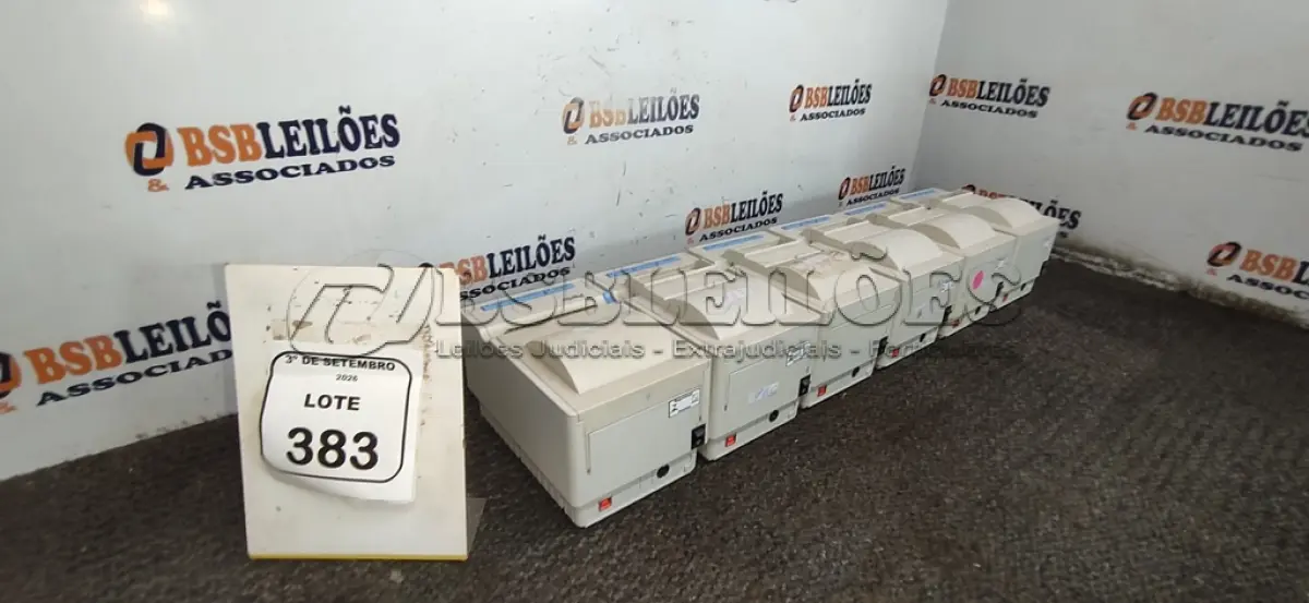 LOTE 383 - 06 IMPRESSORAS DE CUPOM MARCA PERTO. (NO ESTADO) ATENÇÃO! FAZER A VISITAÇÃO ANTES DE ARREMATAR, NÃO SABEMOS SE FUNCIONA, LEILÃO NÃO TEM GARANTIA E NEM DEVOLUÇÃO, SUJEITO A POSSÍVEIS AVARIAS VISÍVEIS/OCULTAS E/OU AUSÊNCIA DE COMPONENTES.