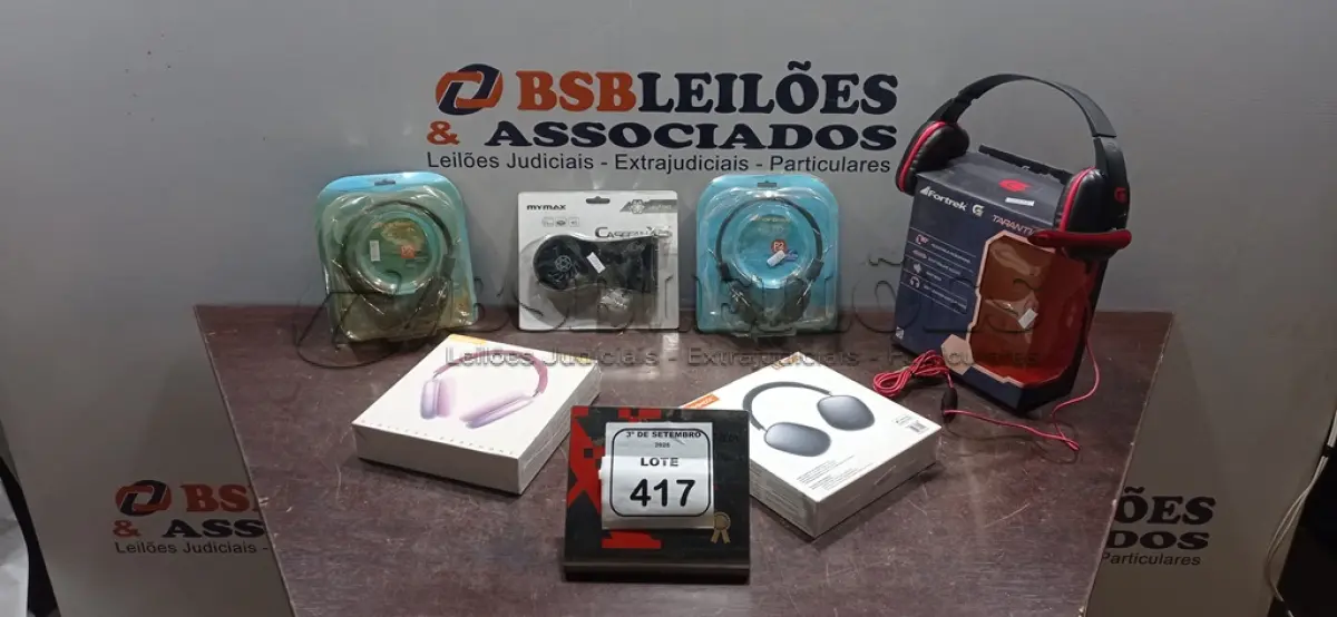 LOTE 417 - 01 COOLER PARA PC E 05 HEADPHONES DE MARCAS E MODELOS DIVERSOS. (NO ESTADO) ATENÇÃO! FAZER A VISITAÇÃO ANTES DE ARREMATAR, NÃO SABEMOS SE FUNCIONA, LEILÃO NÃO TEM GARANTIA E NEM DEVOLUÇÃO, SUJEITO A POSSÍVEIS AVARIAS VISÍVEIS/OCULTAS E/OU AUSÊNCIA DE COMPONENTES.