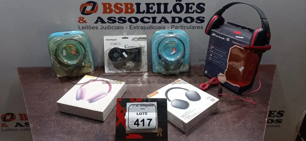 LOTE 417 - 01 COOLER PARA PC E 05 HEADPHONES DE MARCAS E MODELOS DIVERSOS. (NO ESTADO) ATENÇÃO! FAZER A VISITAÇÃO ANTES DE ARREMATAR, NÃO SABEMOS SE FUNCIONA, LEILÃO NÃO TEM GARANTIA E NEM DEVOLUÇÃO, SUJEITO A POSSÍVEIS AVARIAS VISÍVEIS/OCULTAS E/OU AUSÊNCIA DE COMPONENTES.