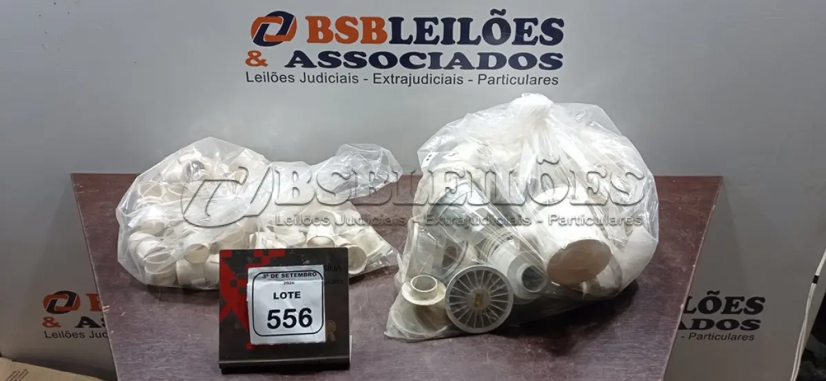 LOTE 556 - 01 LOTE COM GRANDE QUANTIDADE DE JUNÇÕES 75 DE ESGOTO. (NO ESTADO) ATENÇÃO! FAZER A VISITAÇÃO ANTES DE ARREMATAR, NÃO SABEMOS SE FUNCIONA, LEILÃO NÃO TEM GARANTIA E NEM DEVOLUÇÃO, SUJEITO A POSSÍVEIS AVARIAS VISÍVEIS/OCULTAS E/OU AUSÊNCIA DE COMPONENTES.