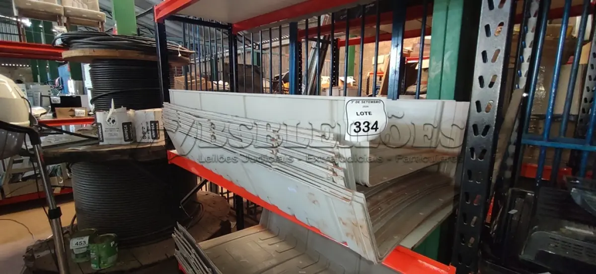 LOTE 334 - 10 PROTETORES DE PLÁSTICO DE 1,50X0,72M. (NO ESTADO) ATENÇÃO! FAZER A VISITAÇÃO ANTES DE ARREMATAR, NÃO SABEMOS SE FUNCIONA, LEILÃO NÃO TEM GARANTIA E NEM DEVOLUÇÃO, SUJEITO A POSSÍVEIS AVARIAS VISÍVEIS/OCULTAS E/OU AUSÊNCIA DE COMPONENTES.