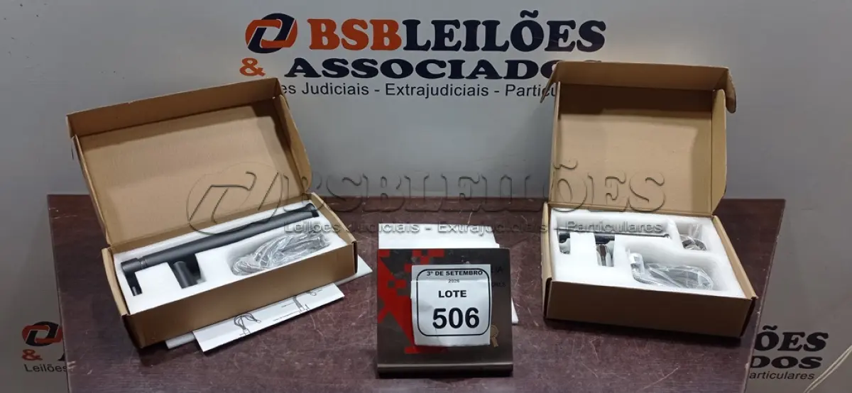 LOTE 506 - 02 TORNEIRAS MARCA PRIZI. (NO ESTADO) ATENÇÃO! FAZER A VISITAÇÃO ANTES DE ARREMATAR, NÃO SABEMOS SE FUNCIONA, LEILÃO NÃO TEM GARANTIA E NEM DEVOLUÇÃO, SUJEITO A POSSÍVEIS AVARIAS VISÍVEIS/OCULTAS E/OU AUSÊNCIA DE COMPONENTES.